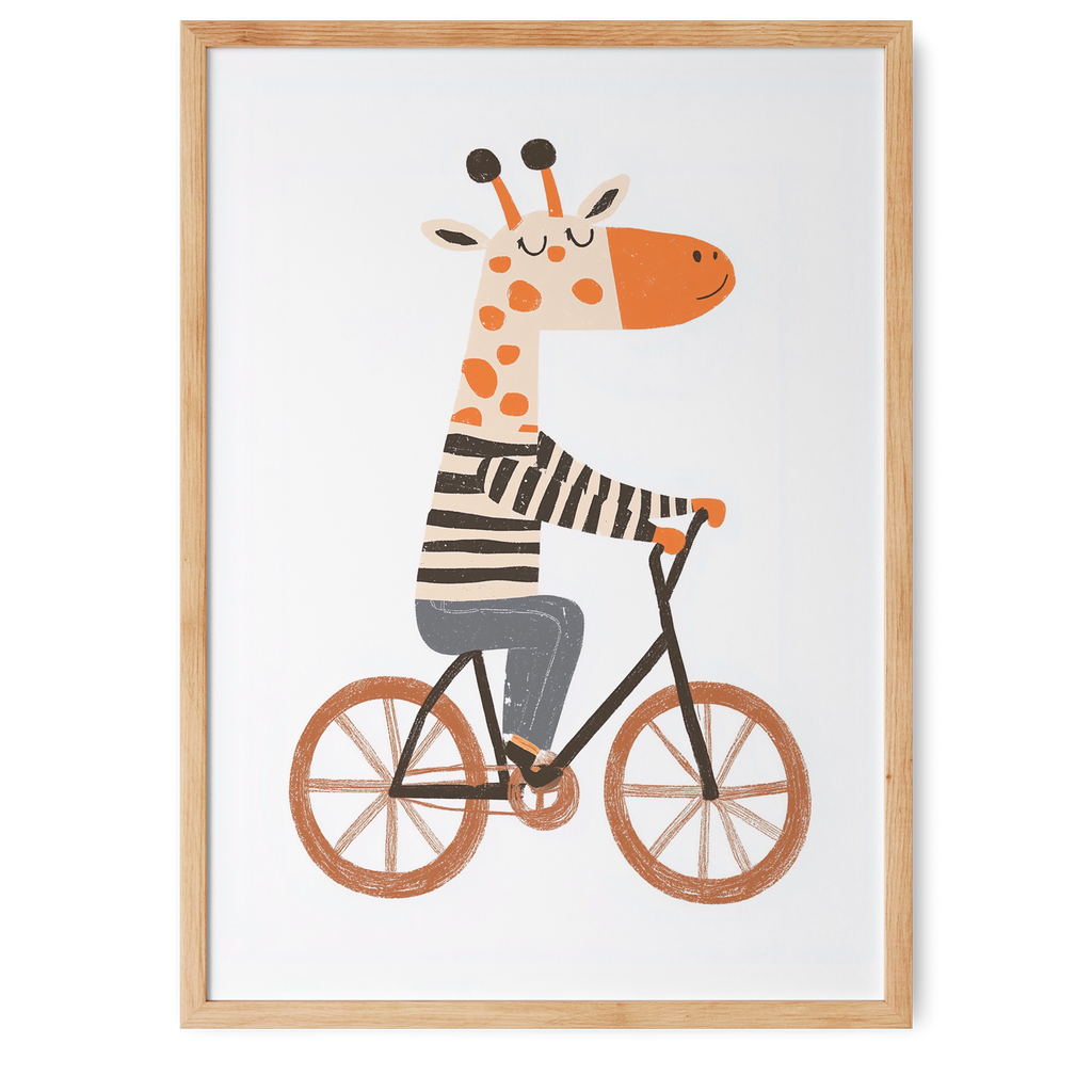 Girafinha a Pedalar | Mini Fauna