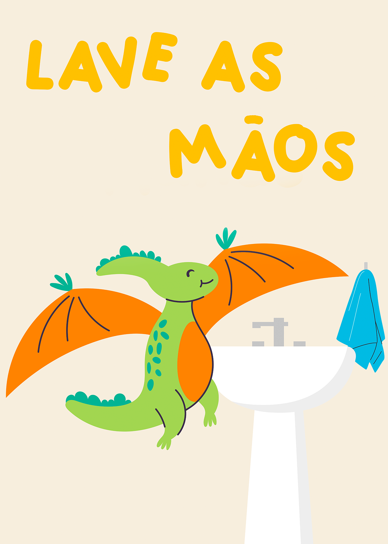 Lave as mãos | Dino